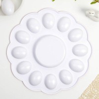 Пасхальная подставка на 12 яиц и кулич «Со Светлой Пасхой», бабочка, 30 х 30 см