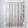 Штора для ванны Доляна «Лайн», 180×180 см, EVA, цвет белый