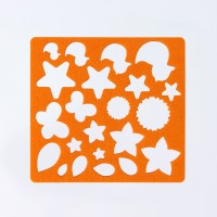 Набор трафаретов для валяния, 16 х 16 см, 7 шт