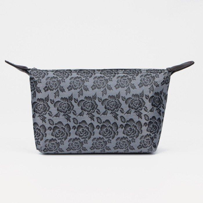 Косметичка на молнии, цвет коричневый