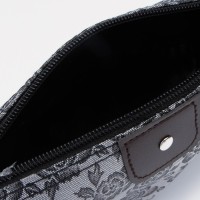 Косметичка на молнии, цвет коричневый