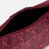 Косметичка на молнии, цвет коричневый