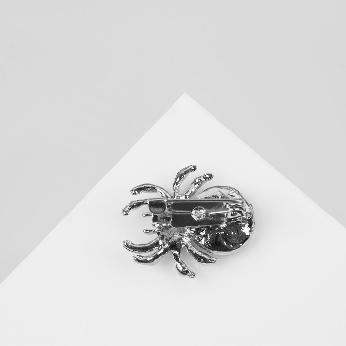 Брошь «Ассорти» паучок, цвет МИКС (неделимая фасовка 12 шт., цена за шт.)