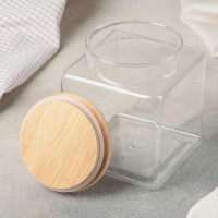 Банка для сыпучих продуктов Magistro «Эко», 1,3 л, 11×14 см