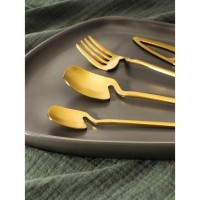 Набор столовых приборов Magistro Wave, 4 предмета, цвет серебряный