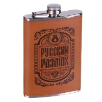 Фляжка «Русский размах», нержавеющая сталь, 270 мл, 9 oz