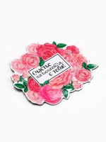 Магнит полимерный на 8 Марта, «Счастье начинается с тебя», 7×6.1 см