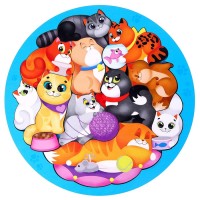 Головоломка «‎Котики»‎, цветная подсказка