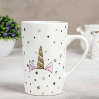 Кружка Доляна «Единорог в звёзда×», 380 мл, 11,5×8×12,2 см