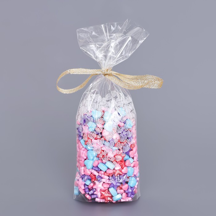 Пакет фасовочный БОПП, с донной складкой, "Любовь в воздухе" 9*19 см