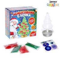 Набор для опытов с орбизами, новогодний декор своими руками «Ёлочка»