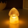 Фигурка светящаяся RISALUX «Сердце», LED-ночник, 0.3 Вт, 3.5×4×6.5 см Фигурка светящаяся RISALUX «Сердце», LED-ночник, 0.3 Вт, 3.5×4×6.5 см