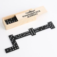 Домино "Командирское", 28 шт, 15 х 5 х 3 см, костяшка 4 х 2 см