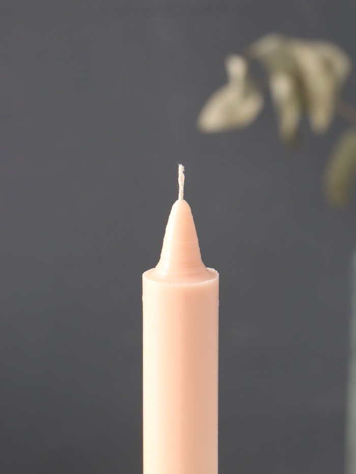 Ароматическая свеча парафиновая хозяйственная, 2×19 см, 55 г, ваниль