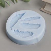 Молд силикон "Перышки" от 4 см до 5,8 см МИКС