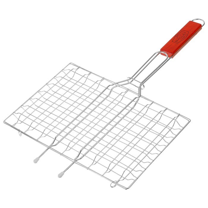 Решётка-гриль универсальная Maclay, нержавеющая сталь, размер 50 x 34 см, рабочая поверхность 34 x 23 см