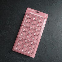 Форма для шоколада и конфет KONFINETTA «Полусфера», 27,5×13,5 см, 24 ячейки, ячейка 3×3 см