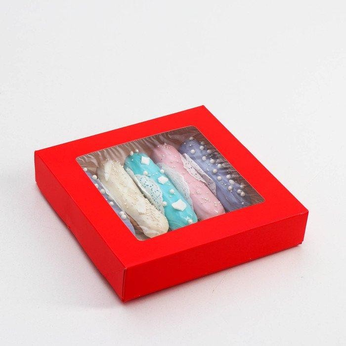 Контейнер на вынос, сиреневый, 20 х 20 х 4 см Контейнер на вынос, сиреневый, 20 х 20 х 4 см