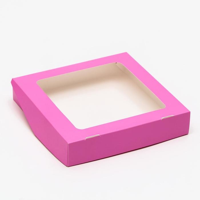Контейнер на вынос, сиреневый, 20 х 20 х 4 см Контейнер на вынос, сиреневый, 20 х 20 х 4 см