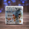 Новогодние салфетки бумажные "Гармония цвета многоцветие. Снеговички", 24*24 см, 50 листов