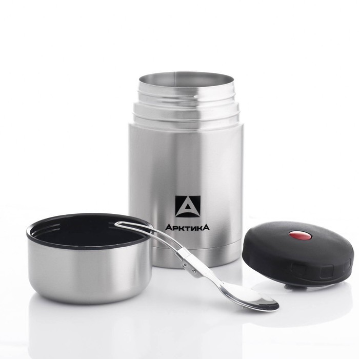 Термос для еды "Арктика", 750 мл, сохраняет тепло 10 ч, 18 х 8 см, микс
