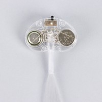 Прядь для волос на заколке, светящаяся, 3.5×33 см