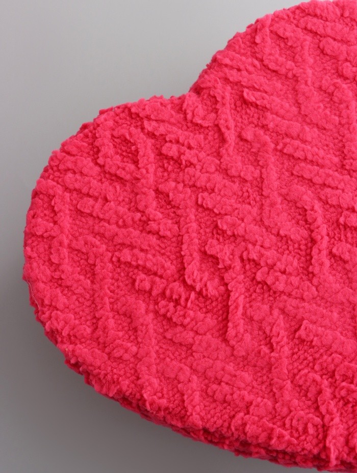 Набор подарочных коробок 3 в 1 сердца, красный, плюшевая поверхность, L：30×27.5×12 см M：25.5×23.5×10 см S:20.7×19.5×8 см