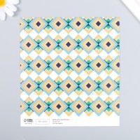 Бумага для скрапбукинга "Мозаика" плотность 180 гр 30,5х32 см