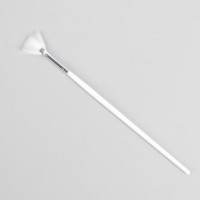 Кисть для дизайна ногтей «Веер», 18,5 см, ворс 25 × 15 мм, цвет МИКС