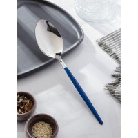 Ложка гарнирная Magistro «Грэйс», h=27,5 см, цвет ручки чёрный, цвет головы серебряный