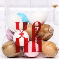 Пакет пасхальный подарочный «Зайчики ХВ», для кулича и яиц, 20×35 см, 25 мкм