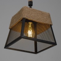 Светильник BayerLux "Куб" 1хЕ27 40Вт черный 25х25х53см