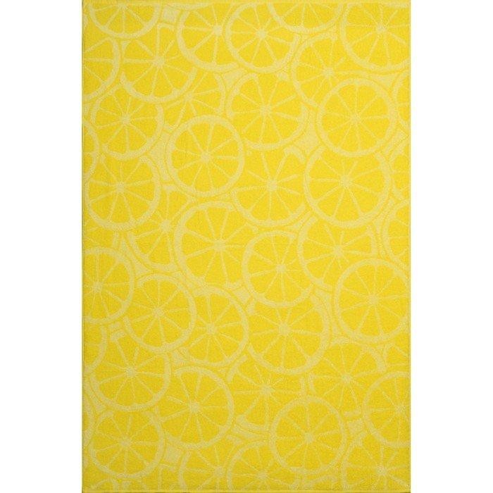 Полотенце махровое Lemon color, 100х150 см, цвет жёлтый Полотенце махровое Lemon color, 100х150 см, цвет жёлтый