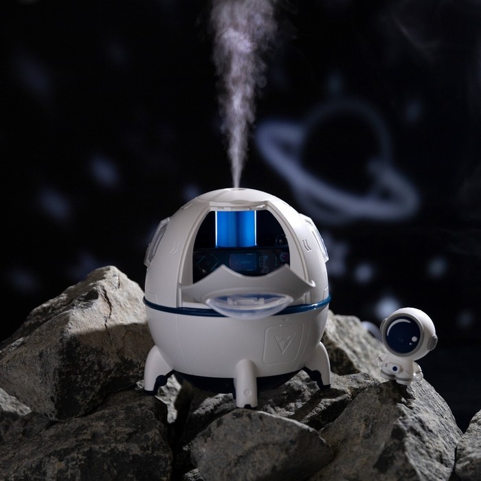 Увлажнитель воздуха Luazon HM-16 «Поехали!», 220 мл, USB Type-C, белый