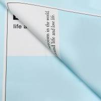 Пленка для цветов "Любовь..", 57 х 57 см, голубая