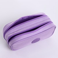 Косметичка-пенал на молнии с отделами, «Звезда», сиреневая