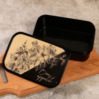 Ланч - бокс прямоугольный «Bon apetitte», 1200 мл