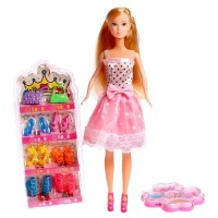 Кукла-модель «Брианна» в платье, с набором платьев, обуви и аксессуарами МИКС