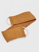 Мочалка-лента для тела Доляна, длинная, 70×10 см, конопляное волокно