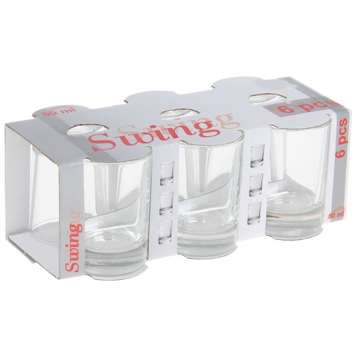 Набор стопок «Гладкий», 50 мл, 6 шт