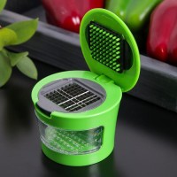 Приспособление для нарезки чеснока «Прино», 2 насадки, 7,5×7,5×6 см