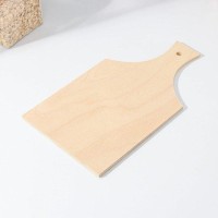 Доска разделочная деревянная с ручкой, 30×16,5 см, фанера