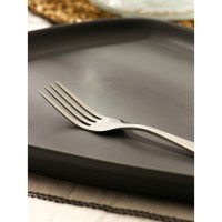 Вилка десертная, h=16 см, 201 сталь, цвет серебряный
