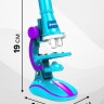 Микроскоп «Юный биолог», кратность увеличения 450х, 200х, 100х, с подсветкой