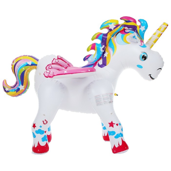 Игрушка надувная Единорог с распылителем 213 х 153 х 167 см