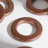 Люверсы для штор, d = 3,1/5,5 см, 10 шт, цвет медный