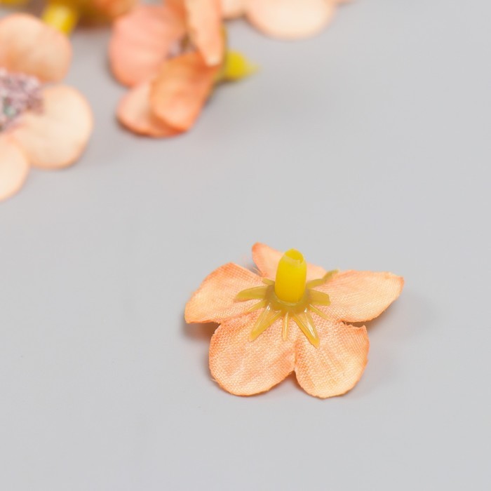 Бутон на ножке для декорирования "Лютик розовый" d=2 см