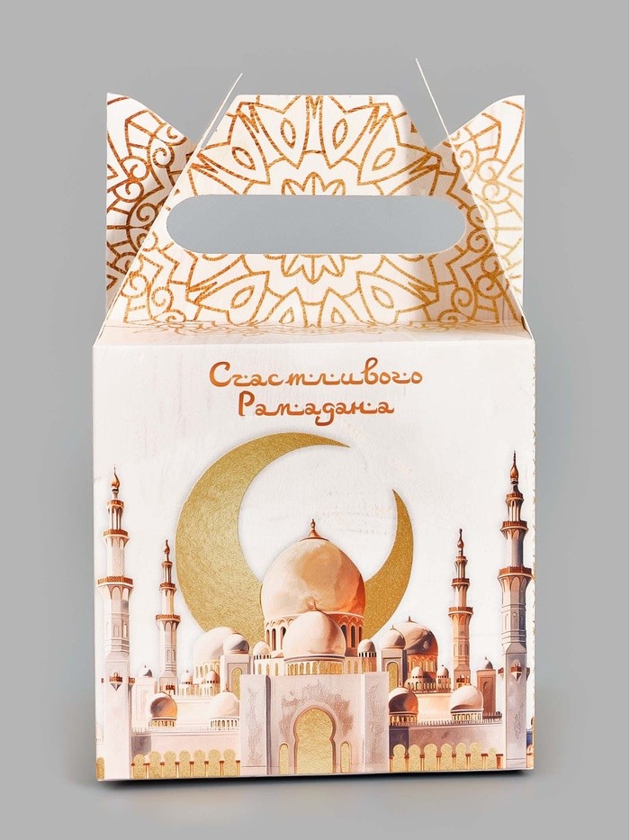 Коробка подарочная складная «Рамадан», 14×14×14 см Коробка подарочная складная «Рамадан», 14×14×14 см