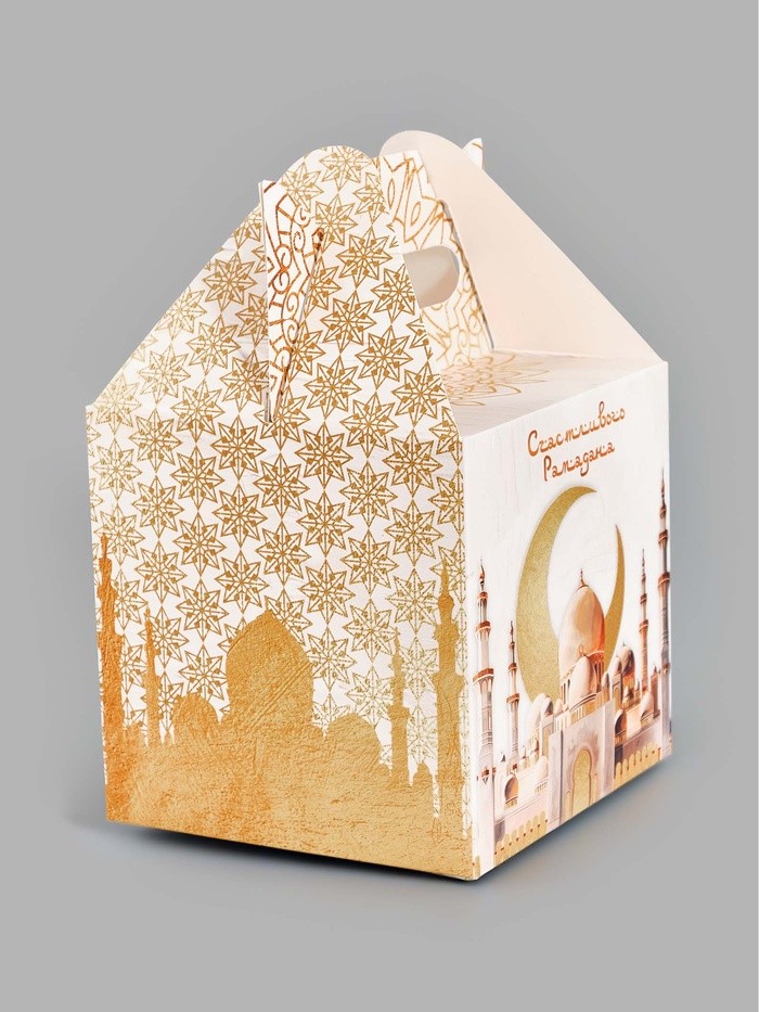 Коробка подарочная складная «Рамадан», 14×14×14 см Коробка подарочная складная «Рамадан», 14×14×14 см