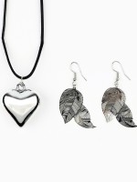 Серьги и чокер «Ты самая нежная и красивая», 9×10 см